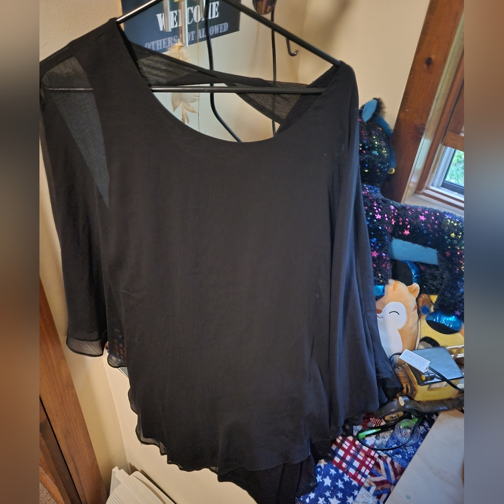 Black dress shirt